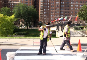 Public Works' new Crosswalk Crew