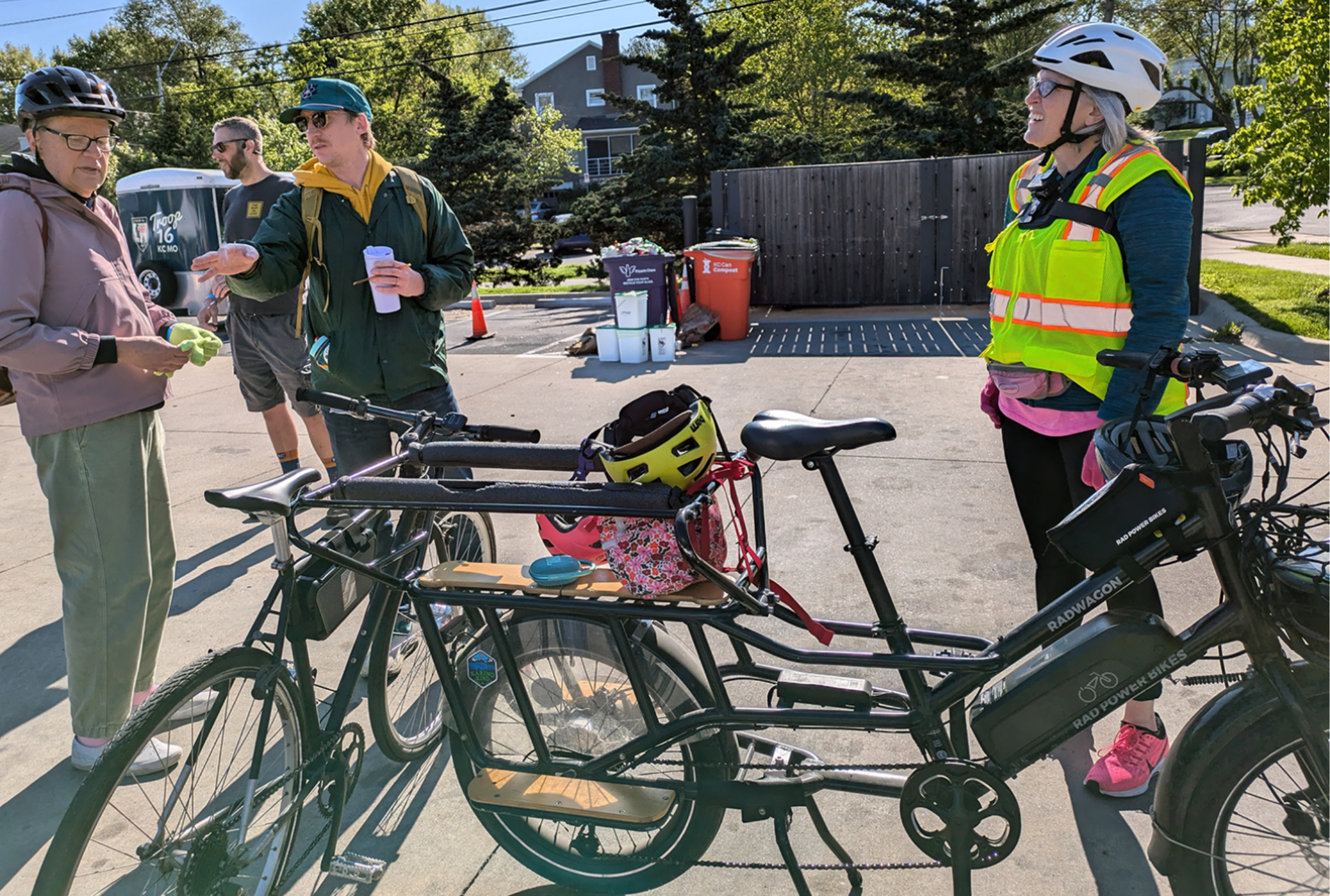 Way to Go Chalk Walk and E-Bike Petting Zoo