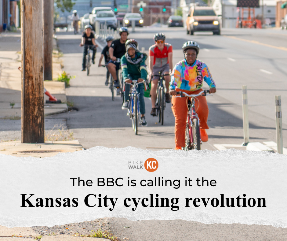 The BBC is calling it the Kansas City cycling revolution