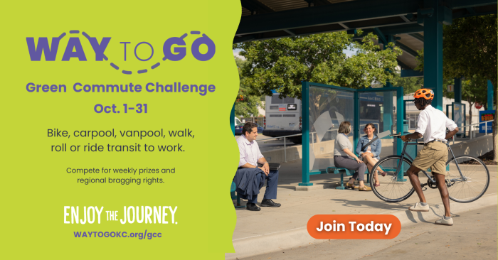 WAY TO GO Green Commute Challenge Oct. 1-31